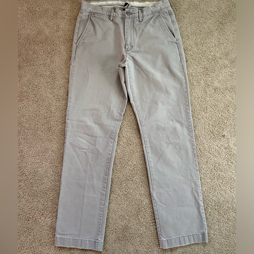 j.crew Gray Slacks 30x32